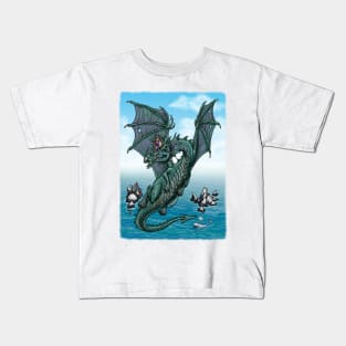 Äventyr: The Princess and the Dragon II Kids T-Shirt